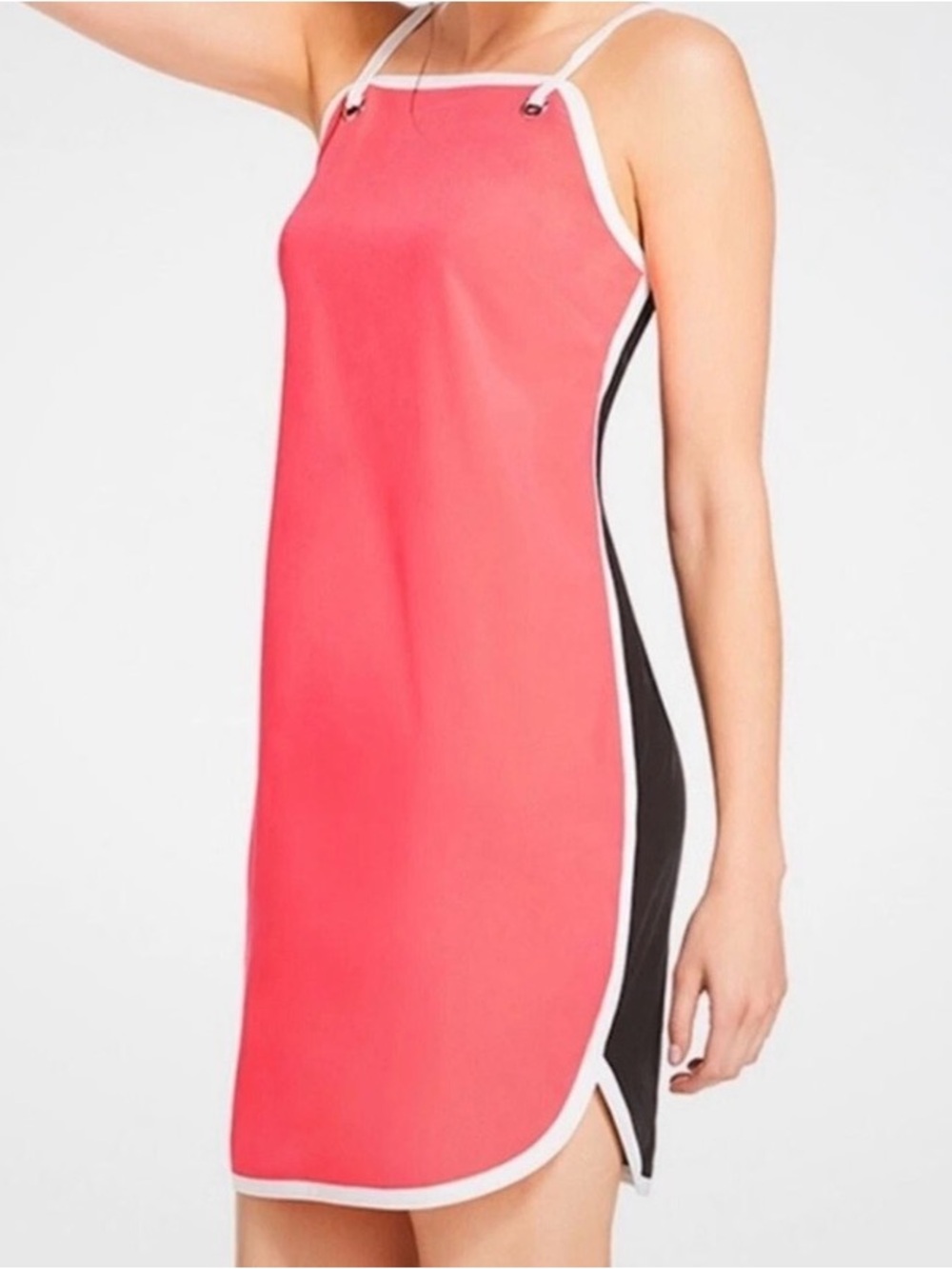 NWOT Fabletics Wonda Pink Colorblock Mini Dress Active Tennis Dress size S